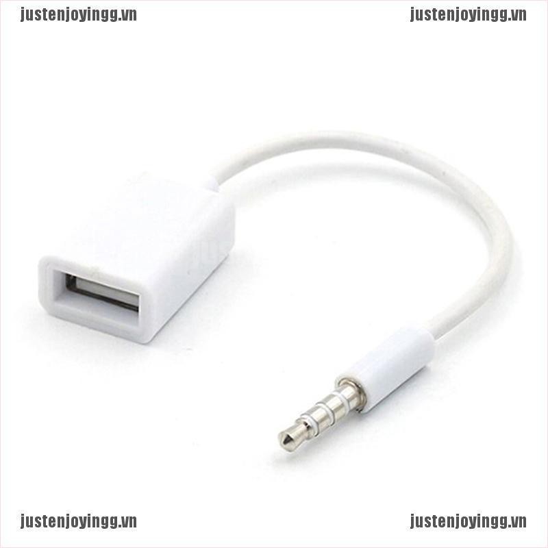 Dây cáp âm thanh chuyển đổi giắc cắm 3.5mm sang cổng USB 2.0