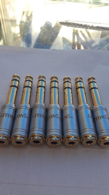Jack chuyển đổi 3.5 ra 6ly Liton