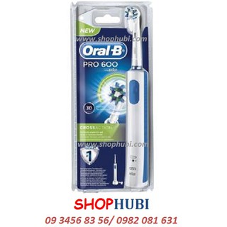 Bàn Chải Máy Braun Oral-B Pro 600 Cross Action Đức