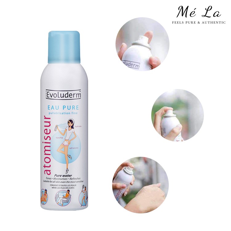 ✅[CHÍNH HÃNG] Xịt Khoáng Cấp Ẩm Làm Dịu Da Evoluderm Atomiseur Eau Pure | BigBuy360 - bigbuy360.vn