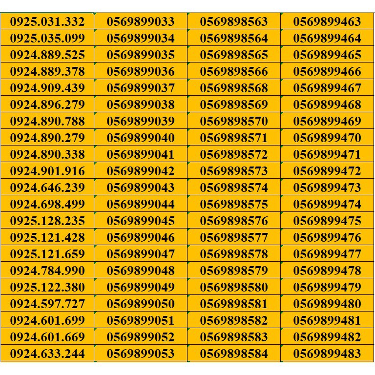 SIM SỐ ĐẸP VNMB ĐỒNG GIÁ 129K - SIM NGỌC MAI - LOẠI 1