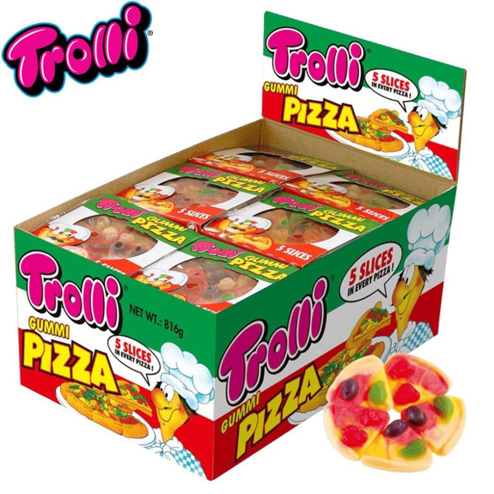 ( Bán sỉ ) Hộp 48 gói kẹo dẻo Trolli Pizza 15.5gr