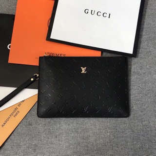 Clutch cầm tay super da thật sz 31