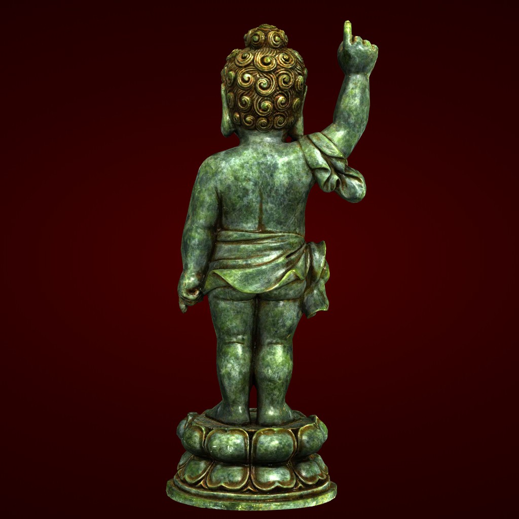 Tượng Phật Đản Sanh - Xưởng E3D - Thích Ca Sơ Sinh - PH 079