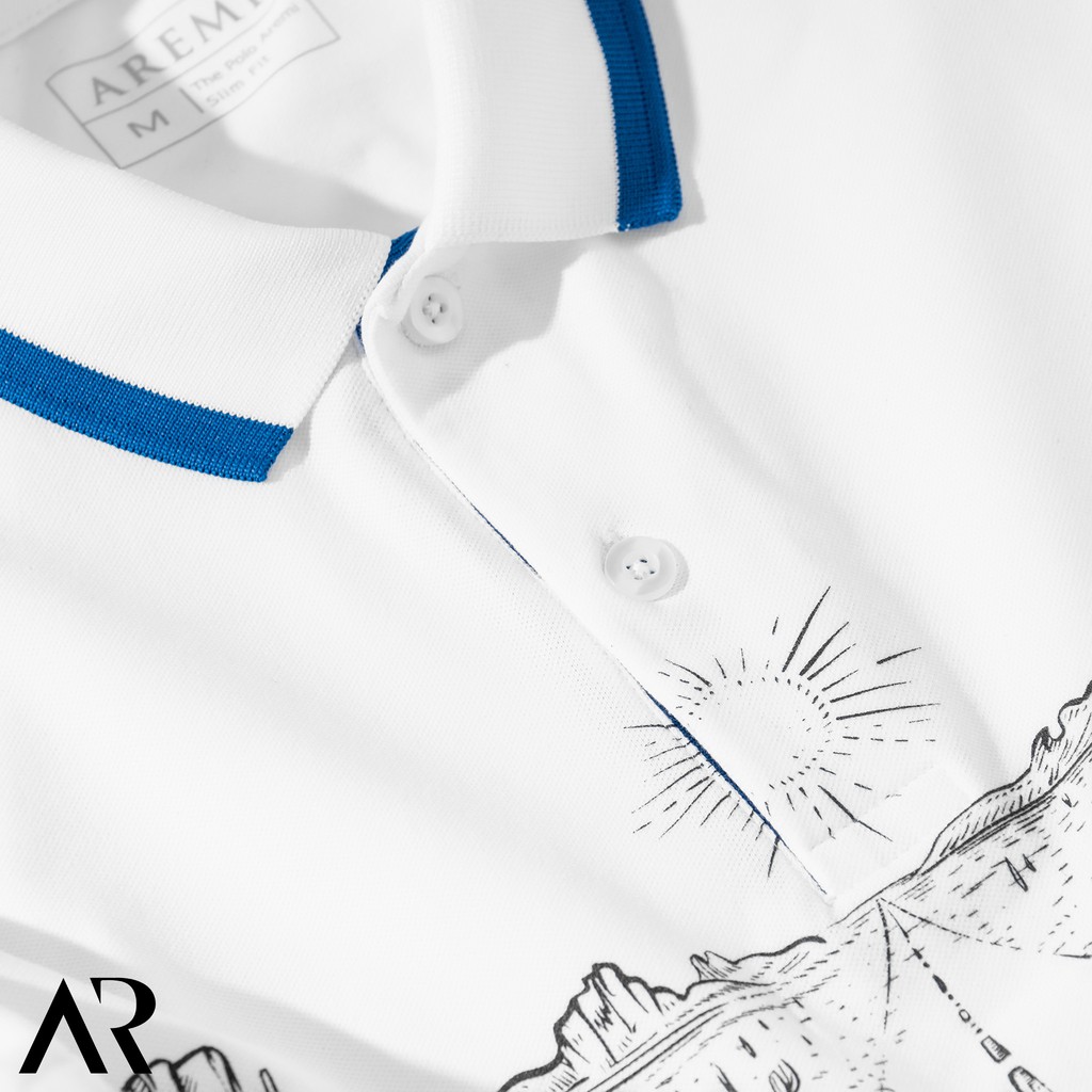 Áo polo nam trơn cổ trụ Hình in 3d  thun cao cấp from chuẩn thiết kế phong cách sang trọng,AREMI  APL0015 | BigBuy360 - bigbuy360.vn