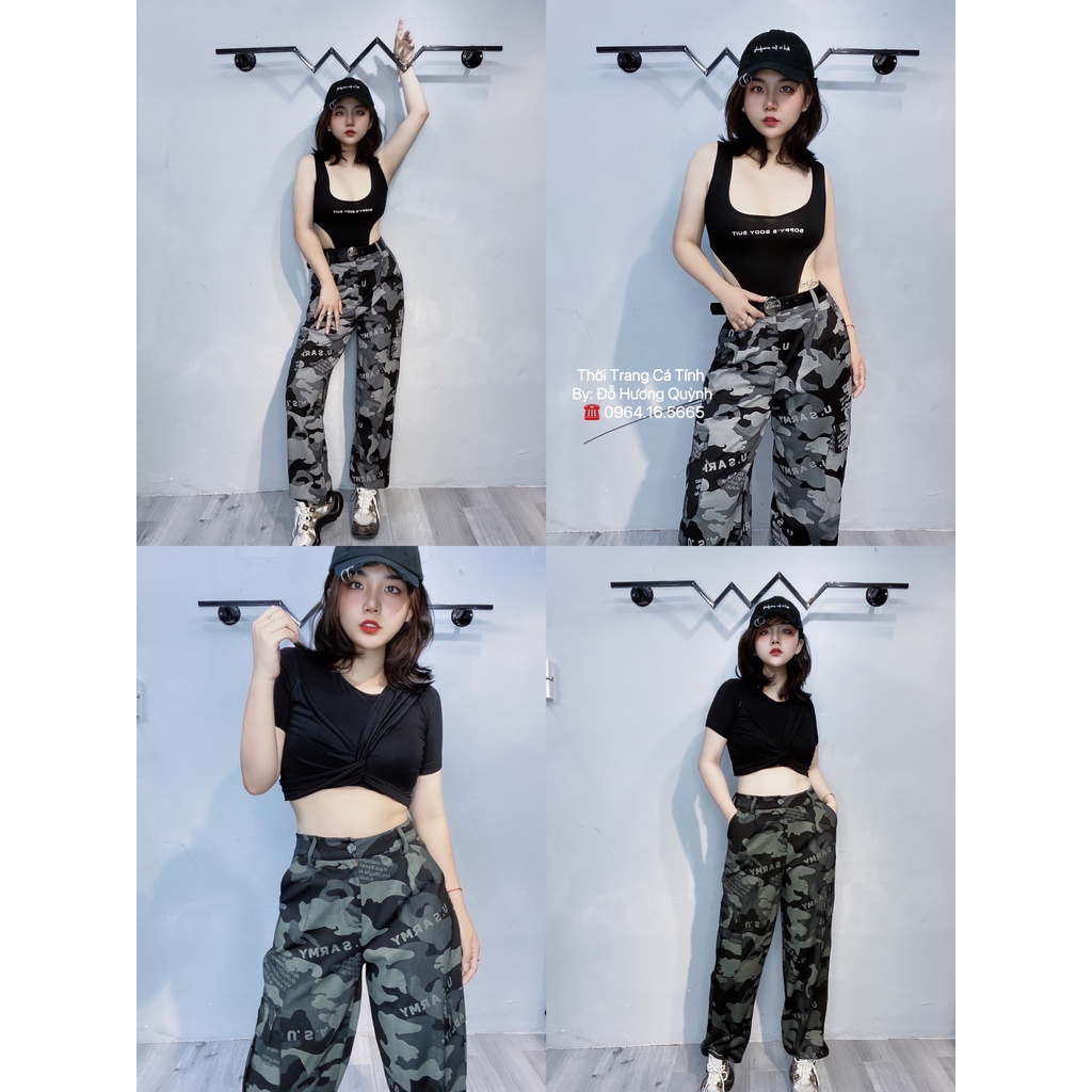 Quần jogger dằn ri cá tính
