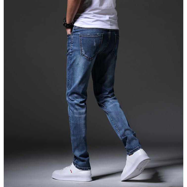 Quần jeans nam dáng côn ⛔FREE SHIP⛔ Quần Rin bò nam màu xám