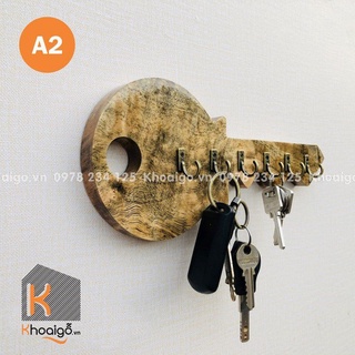 Móc treo chìa khoá dán tường cao cấp hình chìa khóa