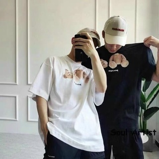 Áo thun gâu PalmAngels (trắng, đen)