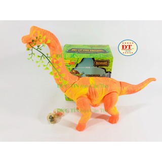 ĐỒ CHƠI KHỦNG LONG CỔ DÀI NGẬM CỎ ĐẺ TRỨNG CHIẾU HÌNH 3D NO: 050