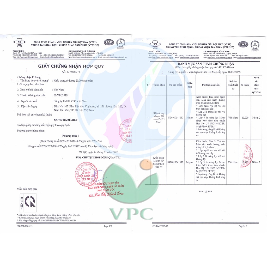 Khẩu Trang Mayan 3D Mask Chống Bụi PM 2.5 Hộp 10 Miếng | BigBuy360 - bigbuy360.vn