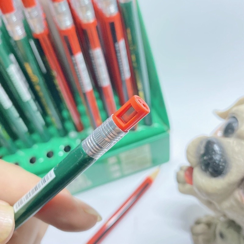 Bút chì kim bấm ngòi to kèm gọt chì ngòi 2.0mm