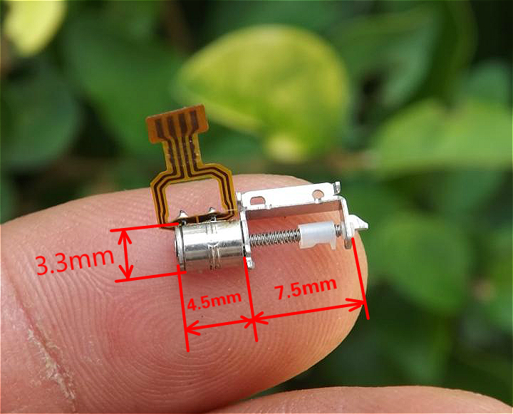 Set 10 / 20 Mô Tơ Bước Mini Dc 5v 2-phase 4 Dây 6mm