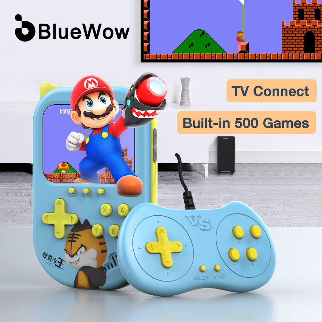 Máy Chơi game Cầm Tay 500 Trong 1 8 Bit 3.5 Inch Màn Hình Màu LCD A10