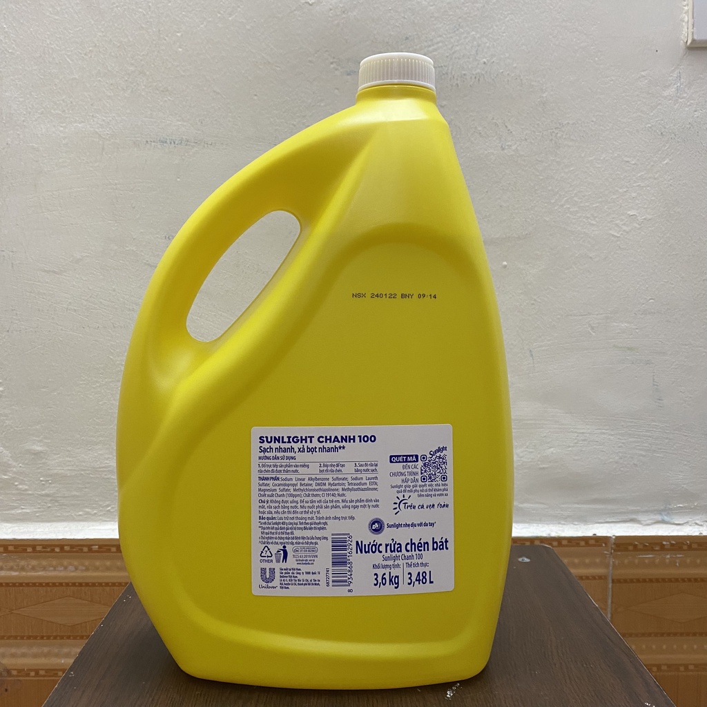 Nước rửa chén Sunlight hương Chanh