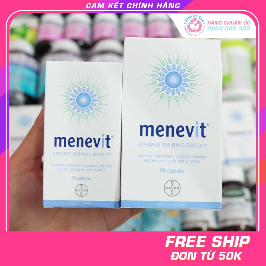 [Có Tem Chemist] MENEVIT - Vitamin tổng hợp cho nam giới (30/90 viên) - Xuất xứ Úc