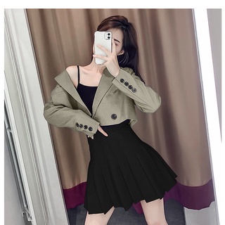 Áo khoác lửng tay dài dáng ôm thời trang dành cho nữ