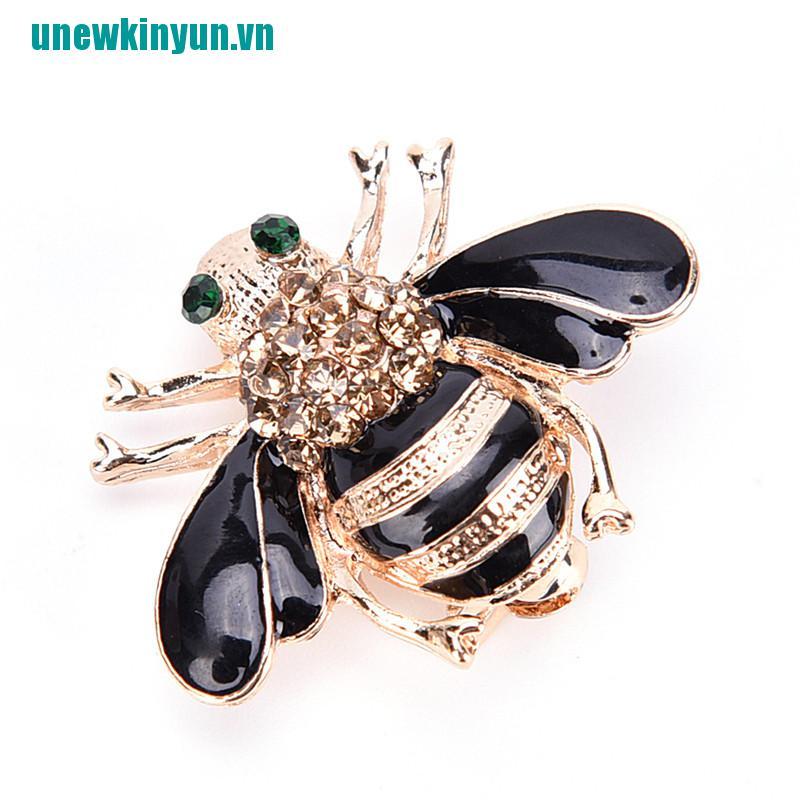 Y●Ghim Cài Áo Hình Con Ong Đính Đá Nhân Tạo Thời Trang Cho Nữ
