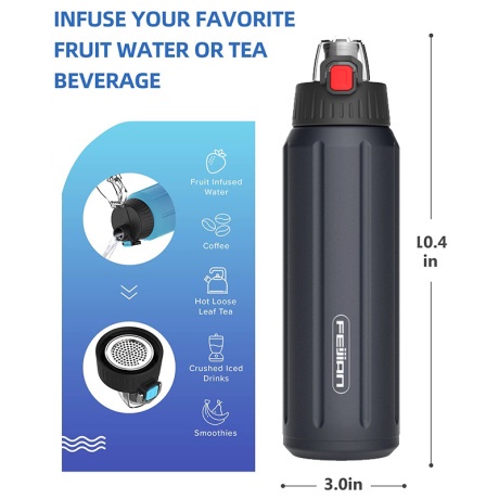 Bình giữ nhiệt FEIJIAN TZ Stainless Steel Sports Water Bottle