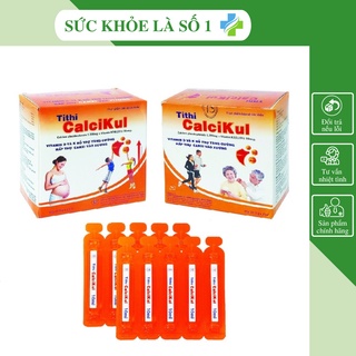 Ống Uống Bổ Sung Calcikul Giúp Hỗ Trợ Tăng Cường Hấp Thụ Canxi Vào Xương, Giúp Xương Và Răng Chắc Khỏe