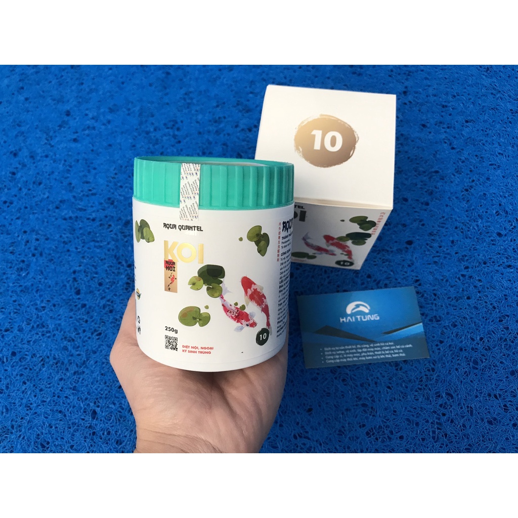 AQUA QUANTEL Dùng Cho Cá Koi Bị Rận Nước, Trùng Mỏ Neo, Sán Mang
