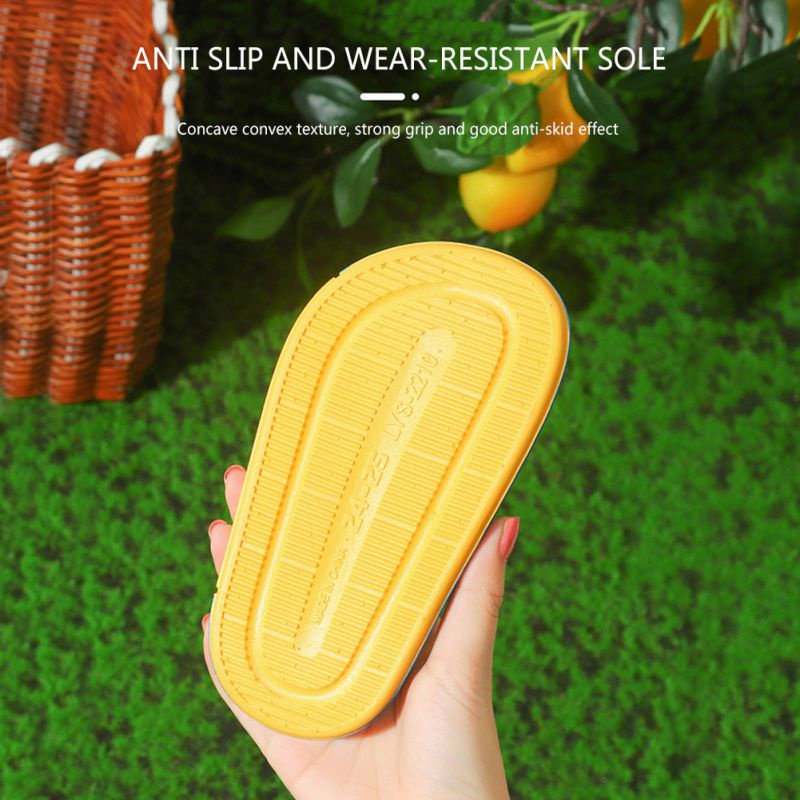 Dép Đi Trong Nhà Đế Mềm Chống Trượt Họa Tiết Hoạt Hình Dễ Thương Thời Trang Mùa Hè Cho Bé