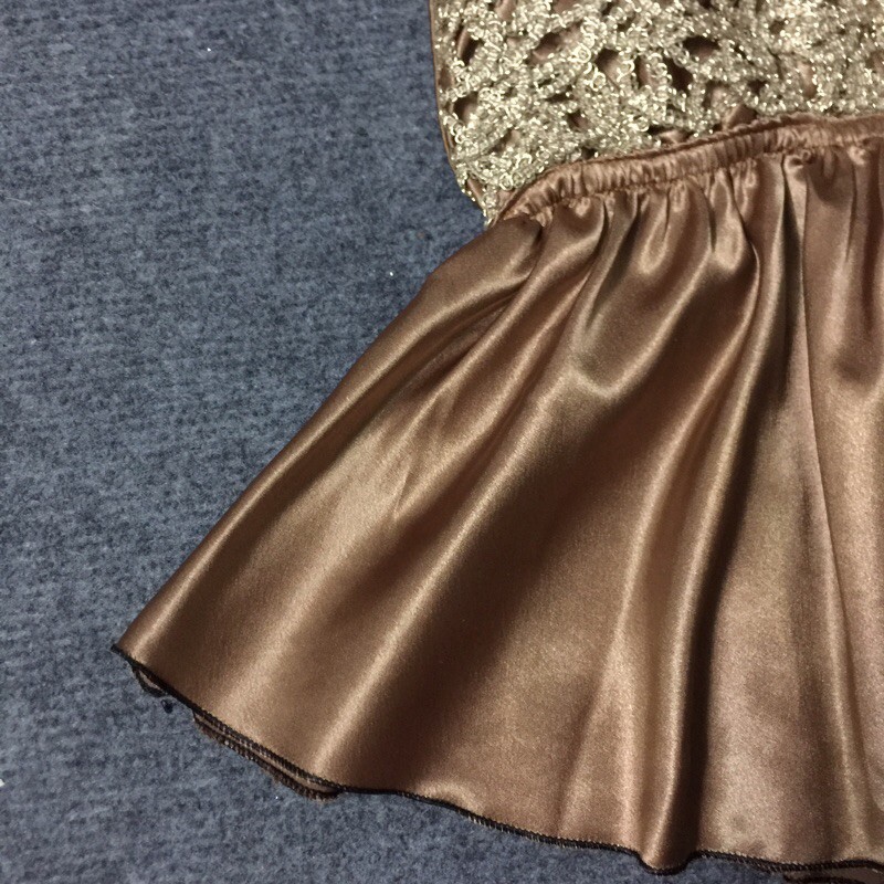 ✨ĐỒ NGỦ SEXY PHI MÚT PHỐI NHŨ ÁNH KIM SIÊU ĐẸP✨ | BigBuy360 - bigbuy360.vn