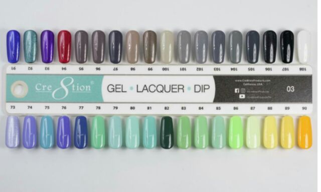 3 CẶP SƠN DUO CRE8TION TẶNG 1 CẶP ( TỰ CHỌN MÀU TRONG 288 MÀU)