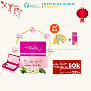 Gel Phụ Khoa HI LADY Thảo dược, Gel đặt âm đạo giúp vệ sinh vùng kín, Đánh tan viêm nhiễm phụ khoa, viêm lộ tuyến