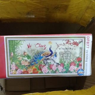 Tranh đính đá vợ chồng 120 x 60 cm