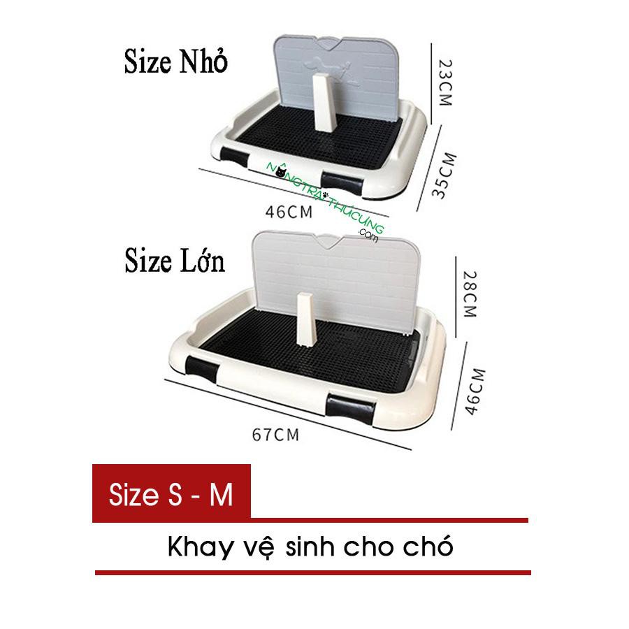 Khay Vệ Sinh Cho Chó Có Tường - GIAO MÀU NGẪU NHIÊN