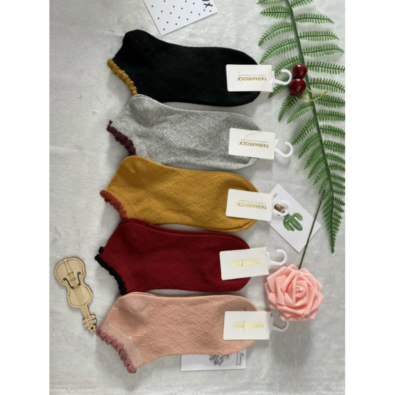 combo tất uni+ ngắn cổ nữ