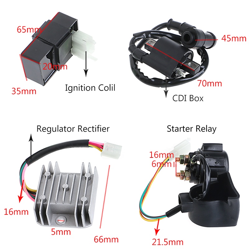 Cuộn Dây Đánh Lửa CDI Cho ATV Quad 150 200 250 cc