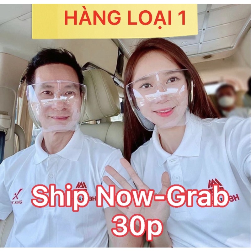 Kính Chống Giọt Bắn Phòng Dịch FACE SHIELD 🌟 HÀNG LOẠI 1🌟 Chắn bụi, hóa chất độc Hại, Kính trong suốt