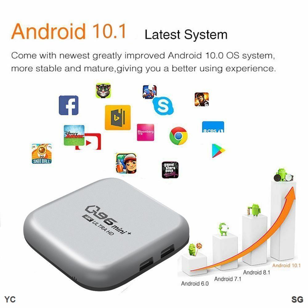 Đầu TV box Thông Minh 4K X96 MINI 8GB + 128GB 2.4G wifi android 10.1 HD ChấT LượNg Cao KèM Phụ KiệN