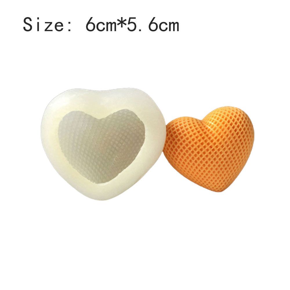 CONOPERY Khuôn silicon làm bánh socola tạo hình trái tim dễ thương DIY