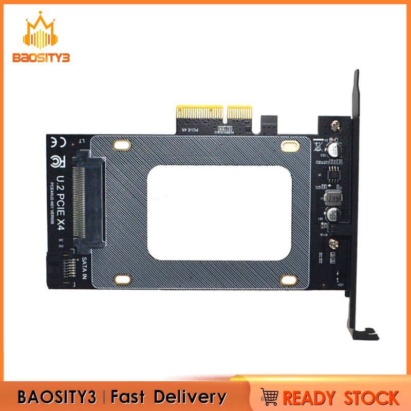 [baosity3]PCI-E 3.0 4X to U.2 SFF-8639 Expansion Card PCI-E/SATA/SAS for Desktop PC