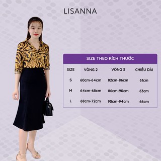 Chân váy đuôi cá dáng dài công sở LISANNA