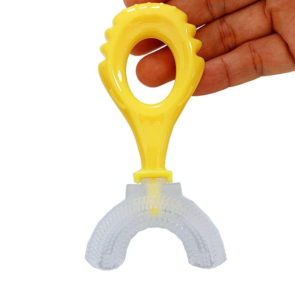 NIUYOU 2-6 - 12 Tuổi Decay 3 Chiếc 1 Bộ 360° Bàn Chải Đánh Răng Hình Chữ U Cao Cấp Tiện Lợi Dễ Sử Dụng