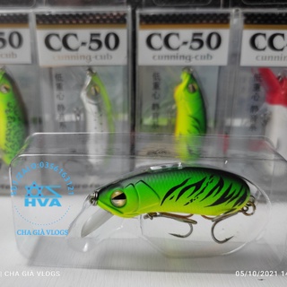Mồi cá nhựa CC50 lurefans chuyên lure lóc chẽm chuối vược siêu nhạy