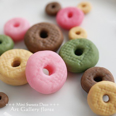 Khuôn bánh donut mô hình thức ăn nhà búp bê dollhouse miniature food silicone mold