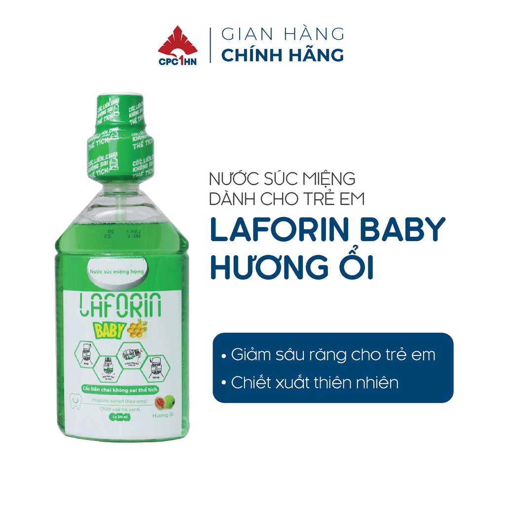 Nước Súc Miệng Trẻ em LAFORIN 500ml