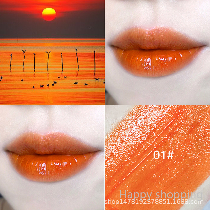 (Hàng Mới Về) Son Bóng Hiệu Ứng Gương Dưỡng Ẩm Chống Dính Cốc Không Dễ Phai Màu