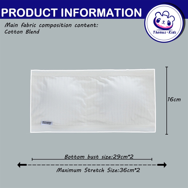 Áo Ngực Thể Thao Không Dây Hở Lưng Cho Bé Gái 8-16 Tuổi