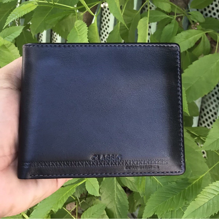 Ví Nam Da Bò Thật 100% Cao Cấp Siêu Bền | Bóp Da Nam Tặng Kèm Hộp | CLASSiC Saka.Shop99