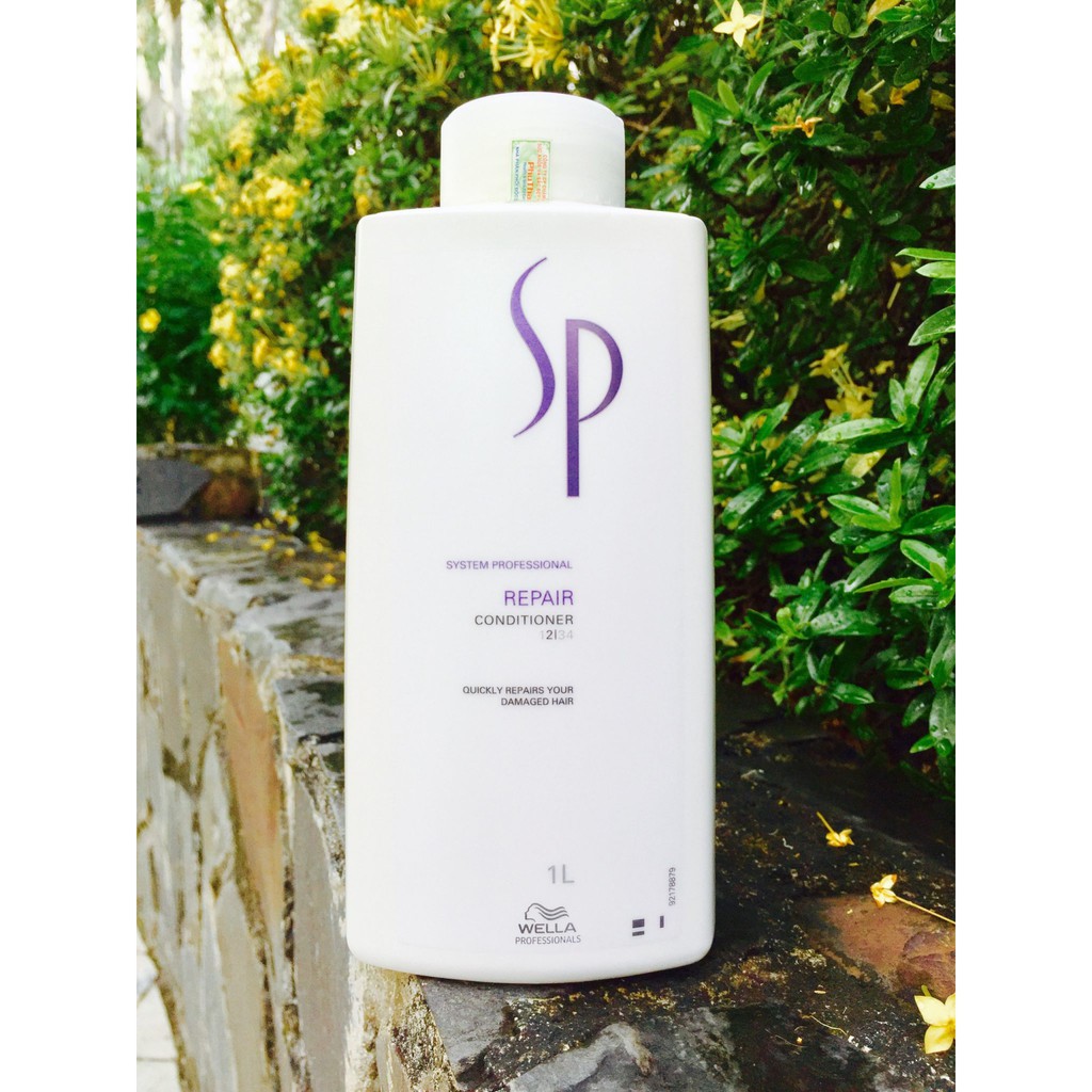 Dầu xả chăm sóc tóc hư tổn Wella SP Repair Conditioner 1000ml