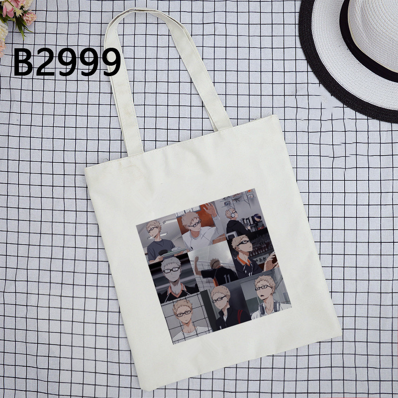 Túi Vải Xách Tay In Hình Anime Haikyuu
