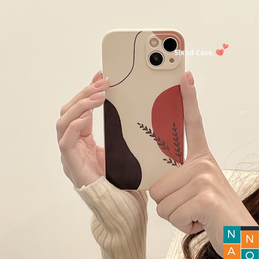 Ốp Lưng Iphone Cạnh Vuông, Bảo Vệ Camera Dễ Thương ip 7Plus,8Plus,x,xs,xsmax,11,11promax,12,12promax,13,13promax