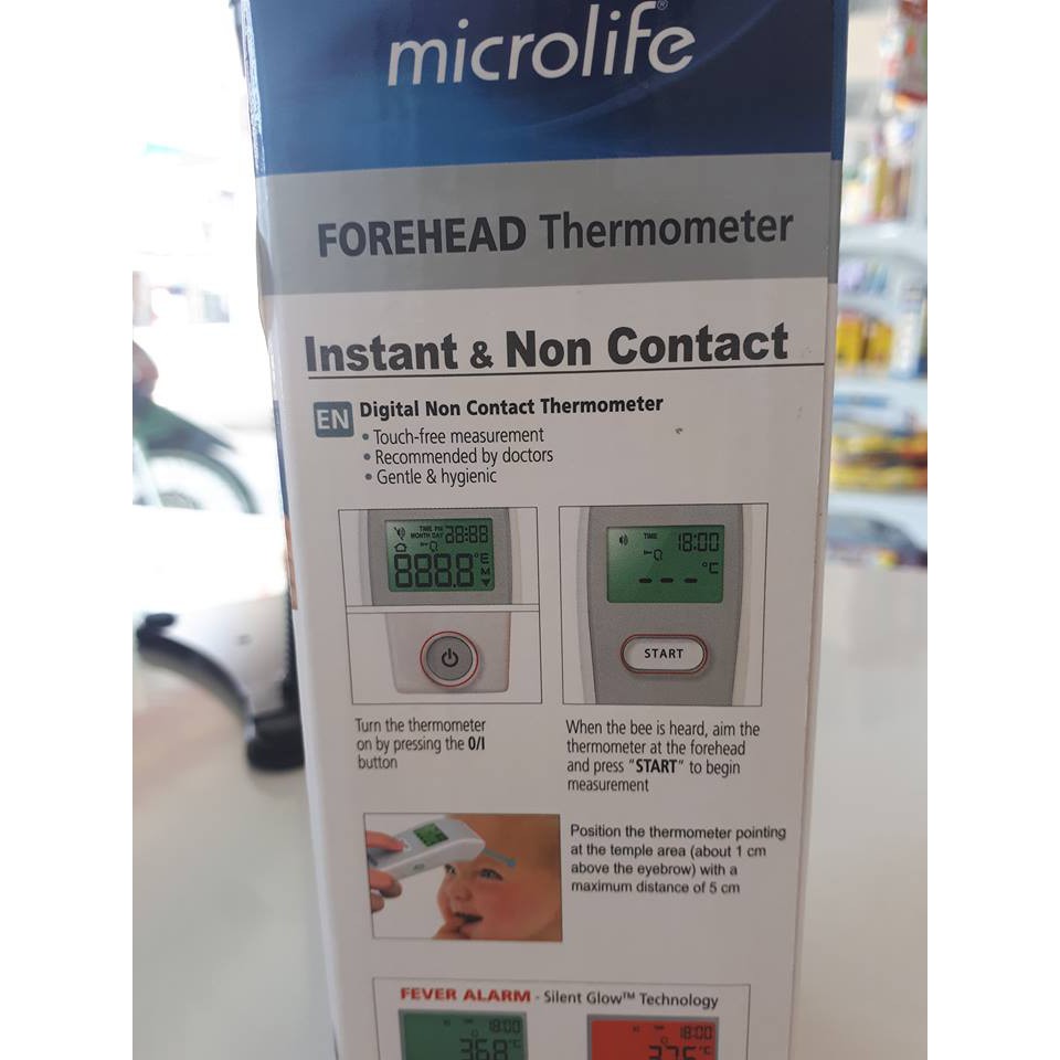 Nhiệt kế hồng ngoại đo trán Microlife FR1MF