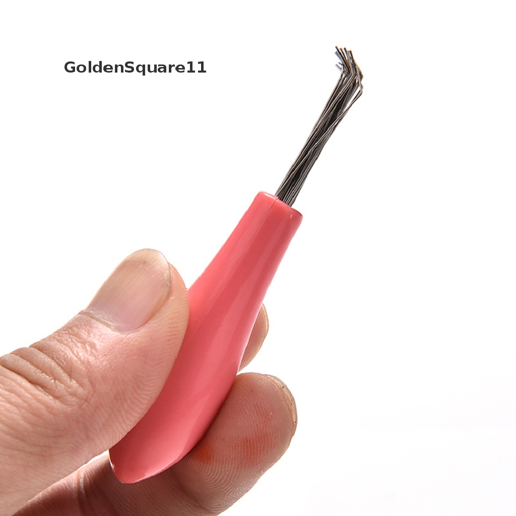 [Goldsquare11] Dụng Cụ Vệ Sinh Lược Chải Tóc Tay Cầm Nhựa Màu Hồng